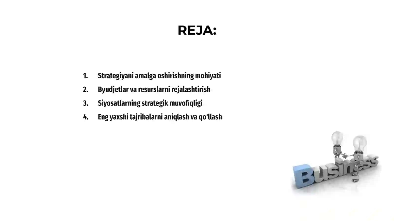 Strategiyani bajarish 2