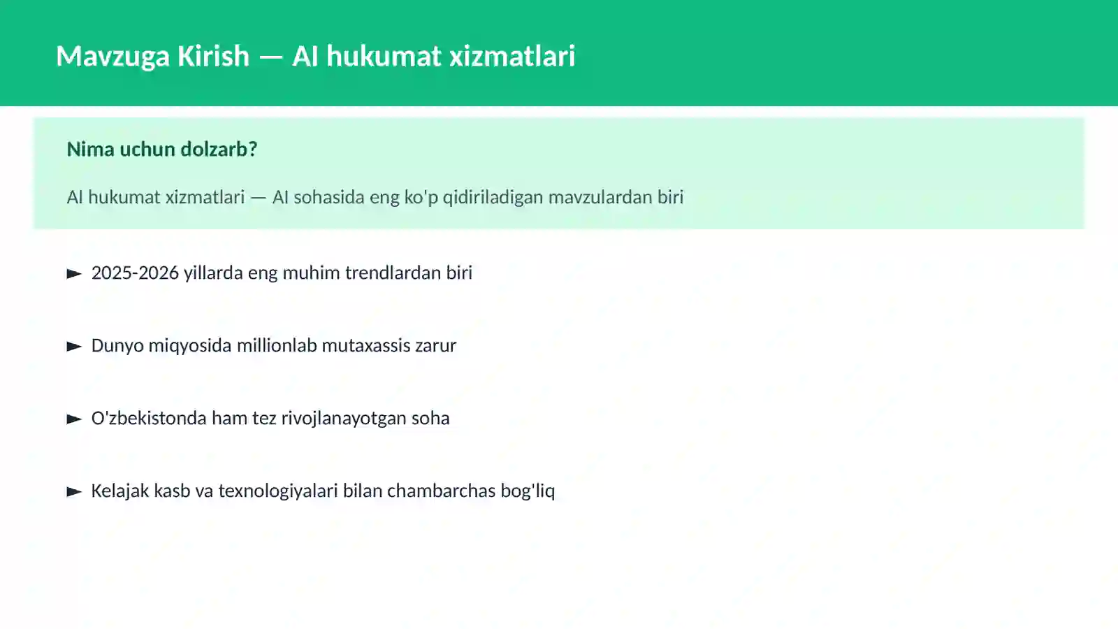 AI hukumat xizmatlari 2