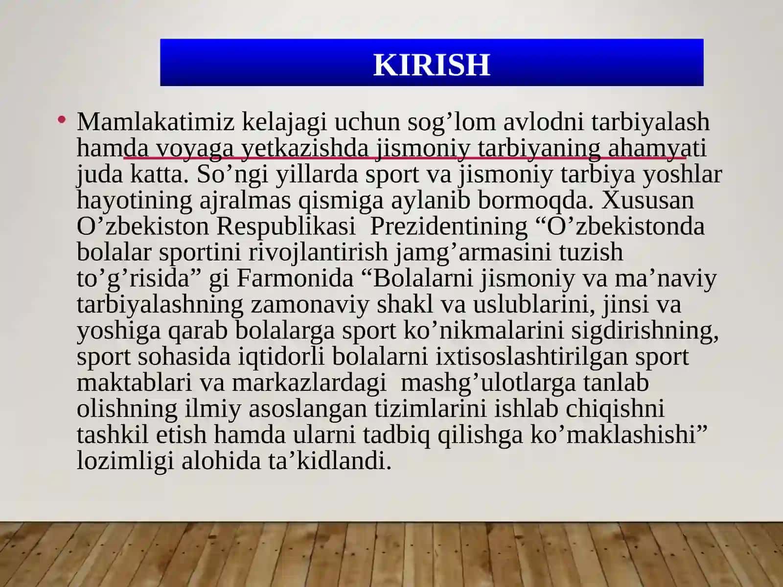 Darsdan tashqari oʻynaladigan oʻyinlarni oʻtkazish 2