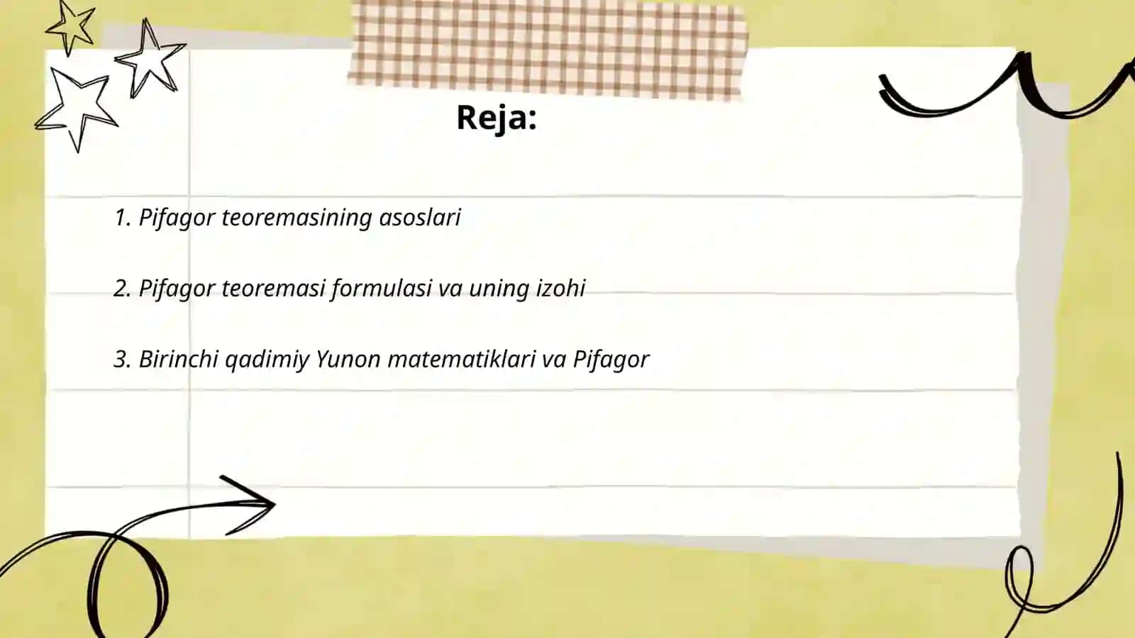 Pifagor teoremasi va uni ta'mirlash va dizayn loyihasidagi ahamiyati 2