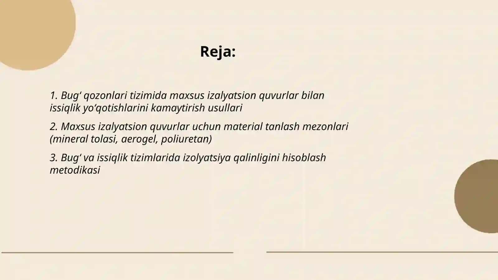Bugʻ qozonlari tizimida maxsus izalyatsion quvurlar bilan issiqlik yoʻqotishlarini kamaytirish usullari 2