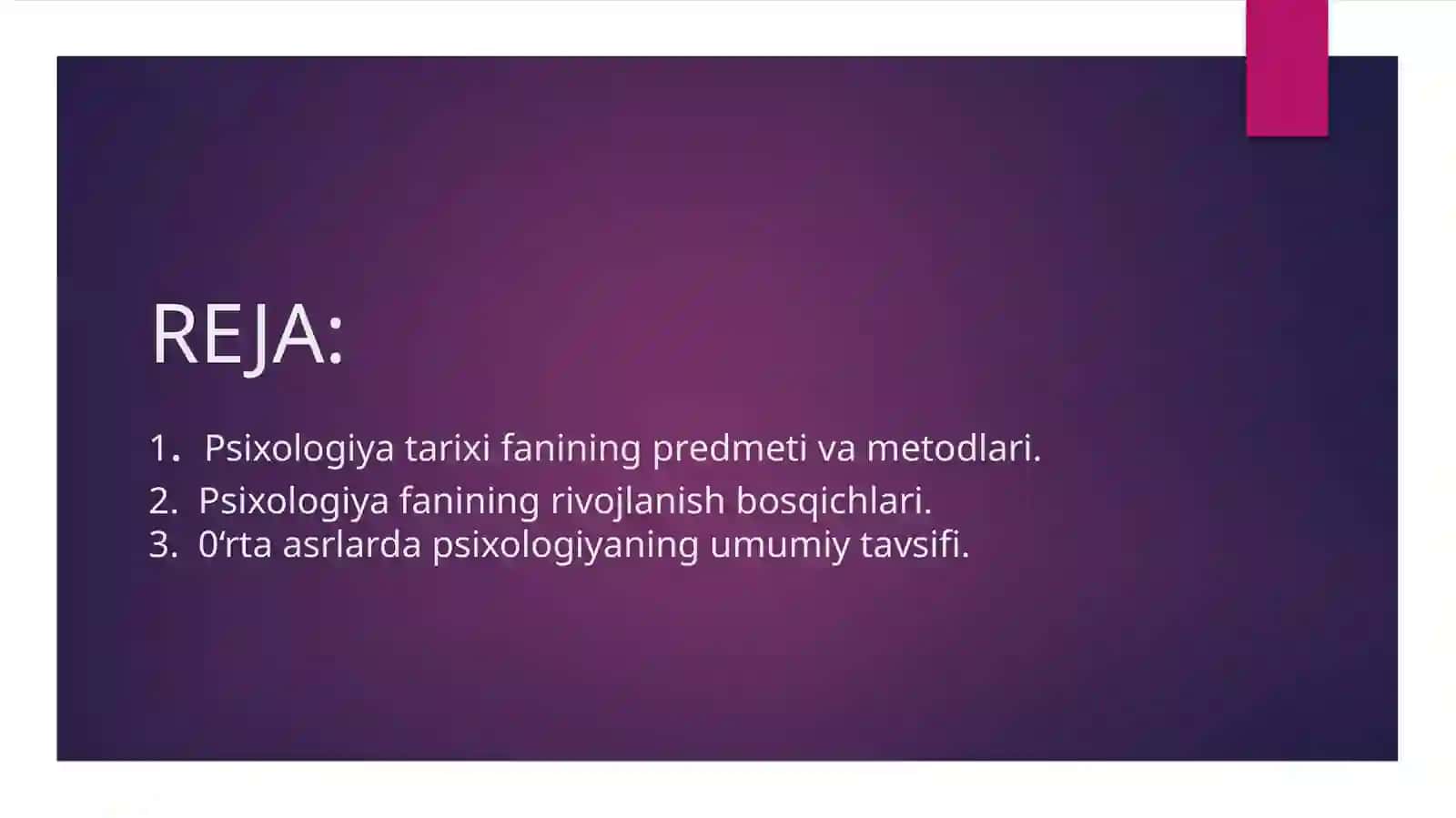 PSIXOLOGIYA TARIXI SALOHIDDINOVA MASHXURA 2