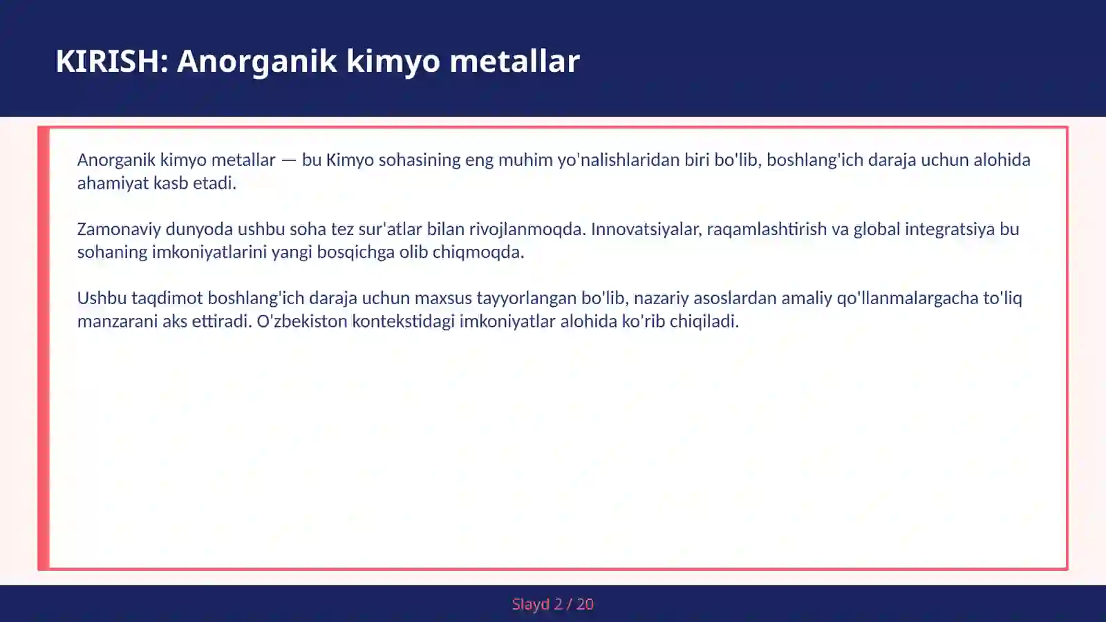 Anorganik kimyo metallar 2