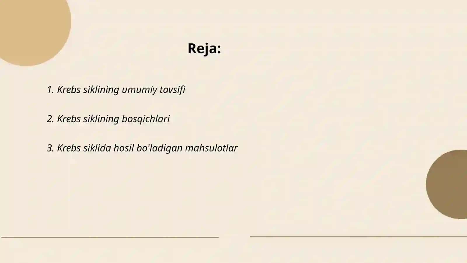 Krebs sikli 2