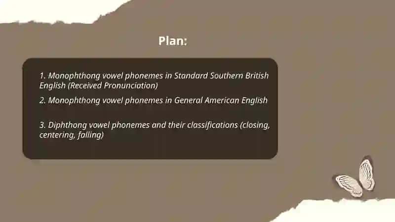The System of English Vowel Phonemes and Their Classifications 2