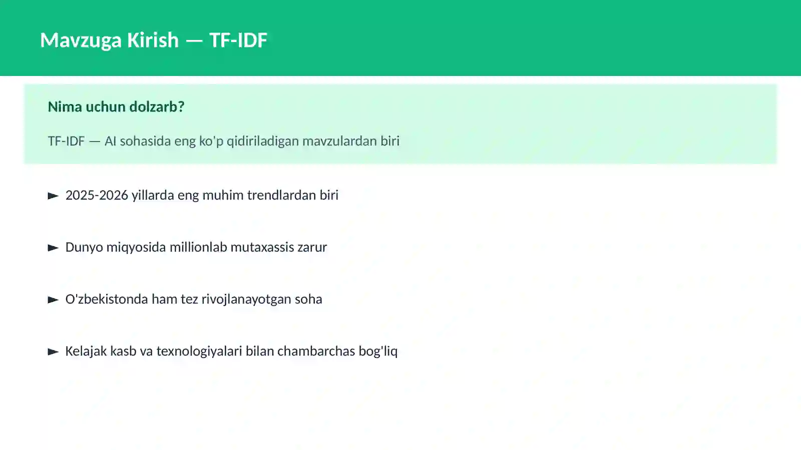 TF-IDF 2
