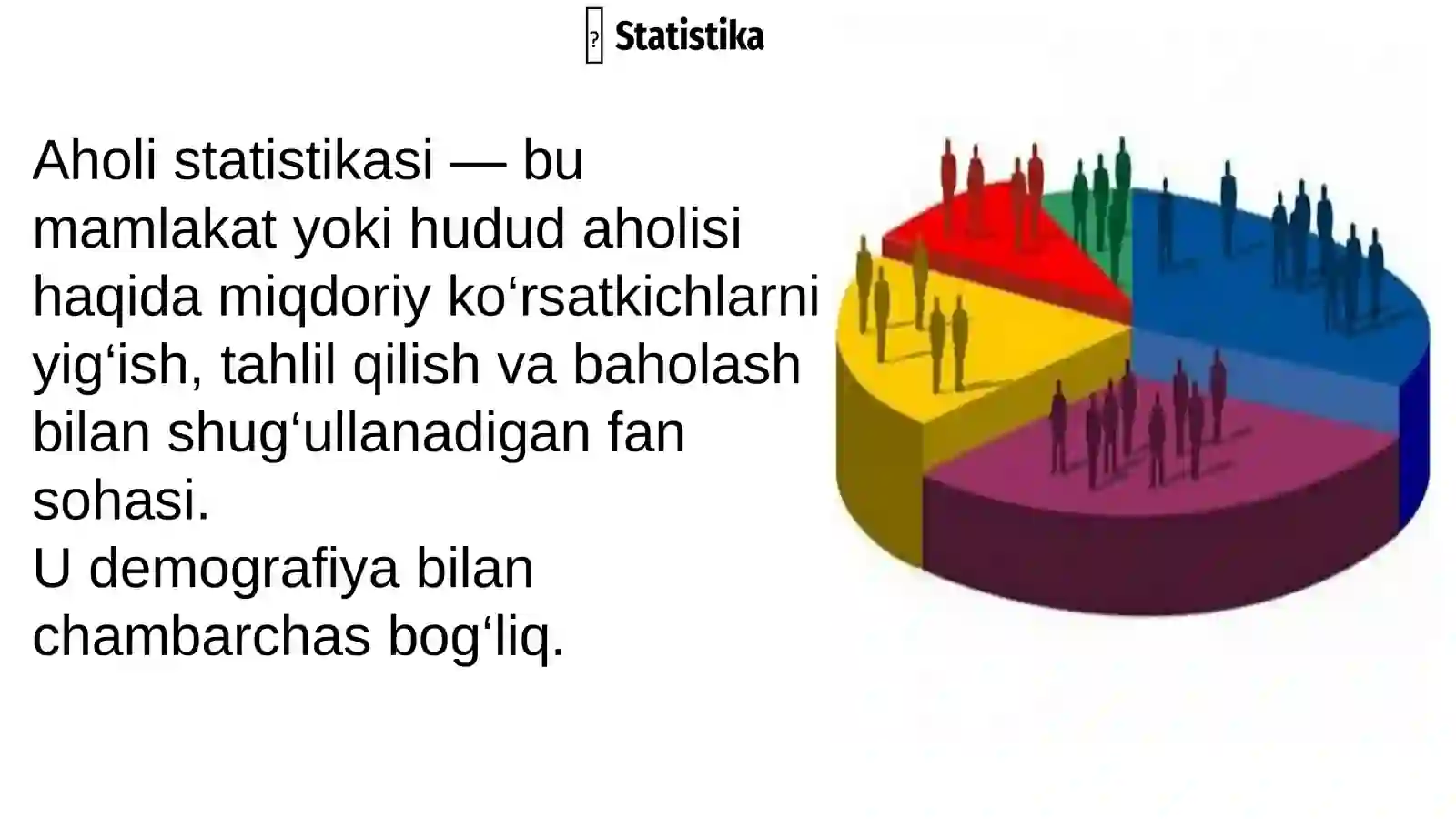 Aholi statistikasi 2