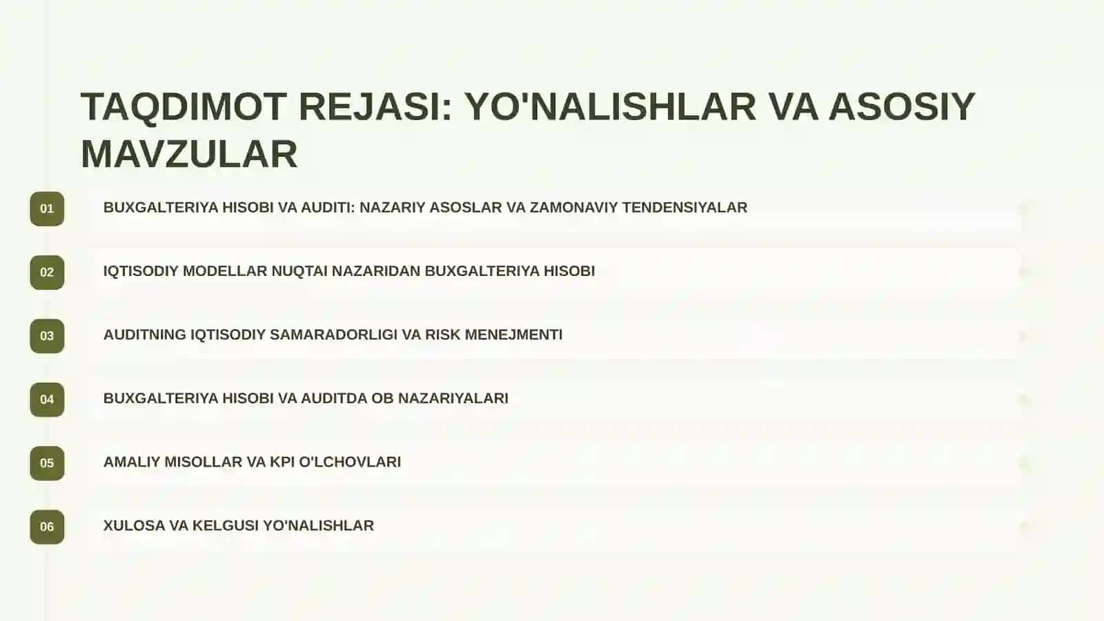 Buxgalteriya hisobi va audit 2