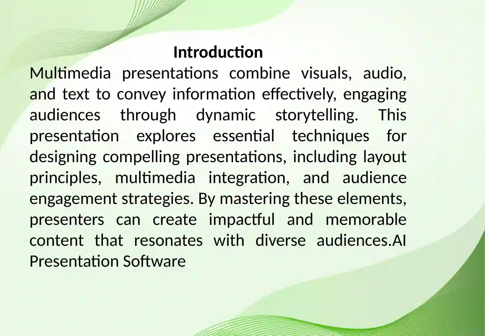 Creating MultimediaPresentations 2