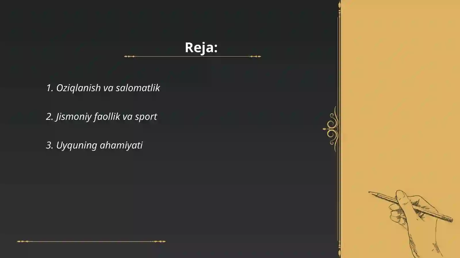Oziqlanish va salomatlik 2