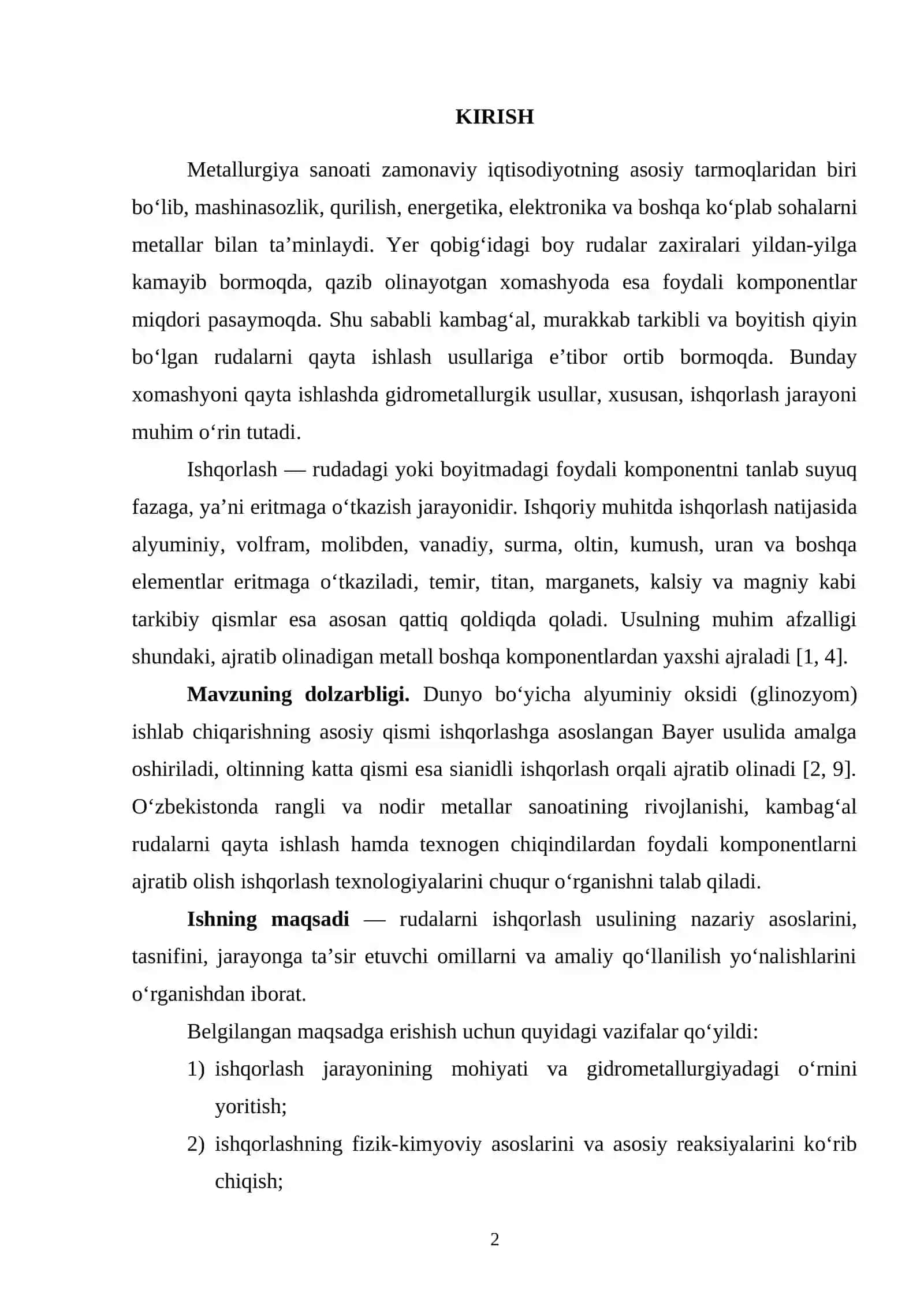 RUDALARNI ISHQORLASH USULI 2