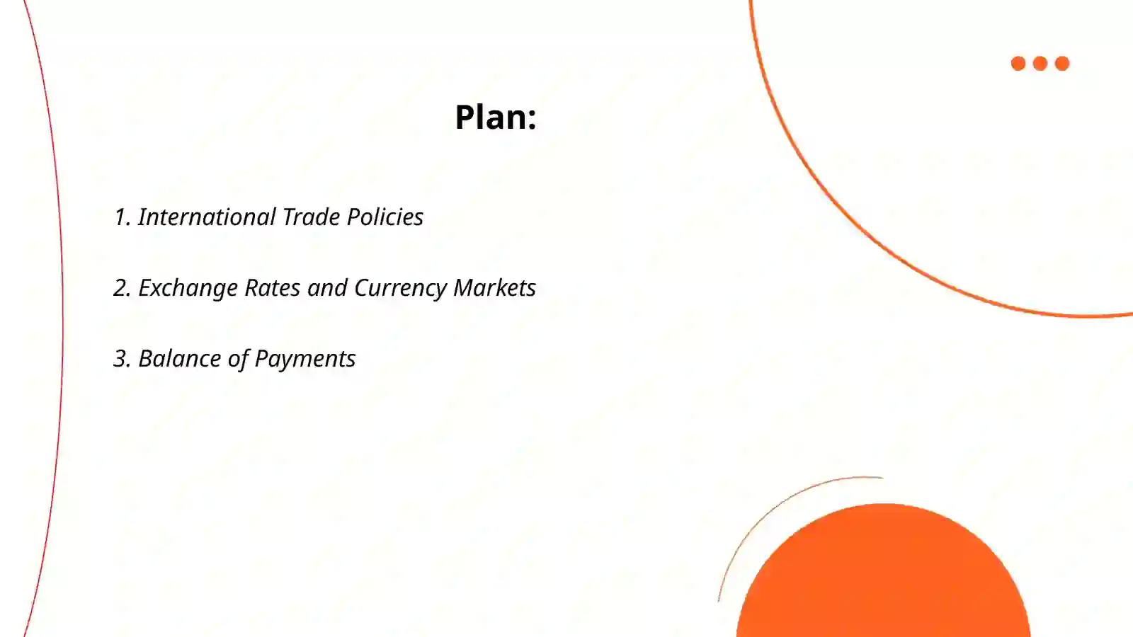 International Economic Activity 2