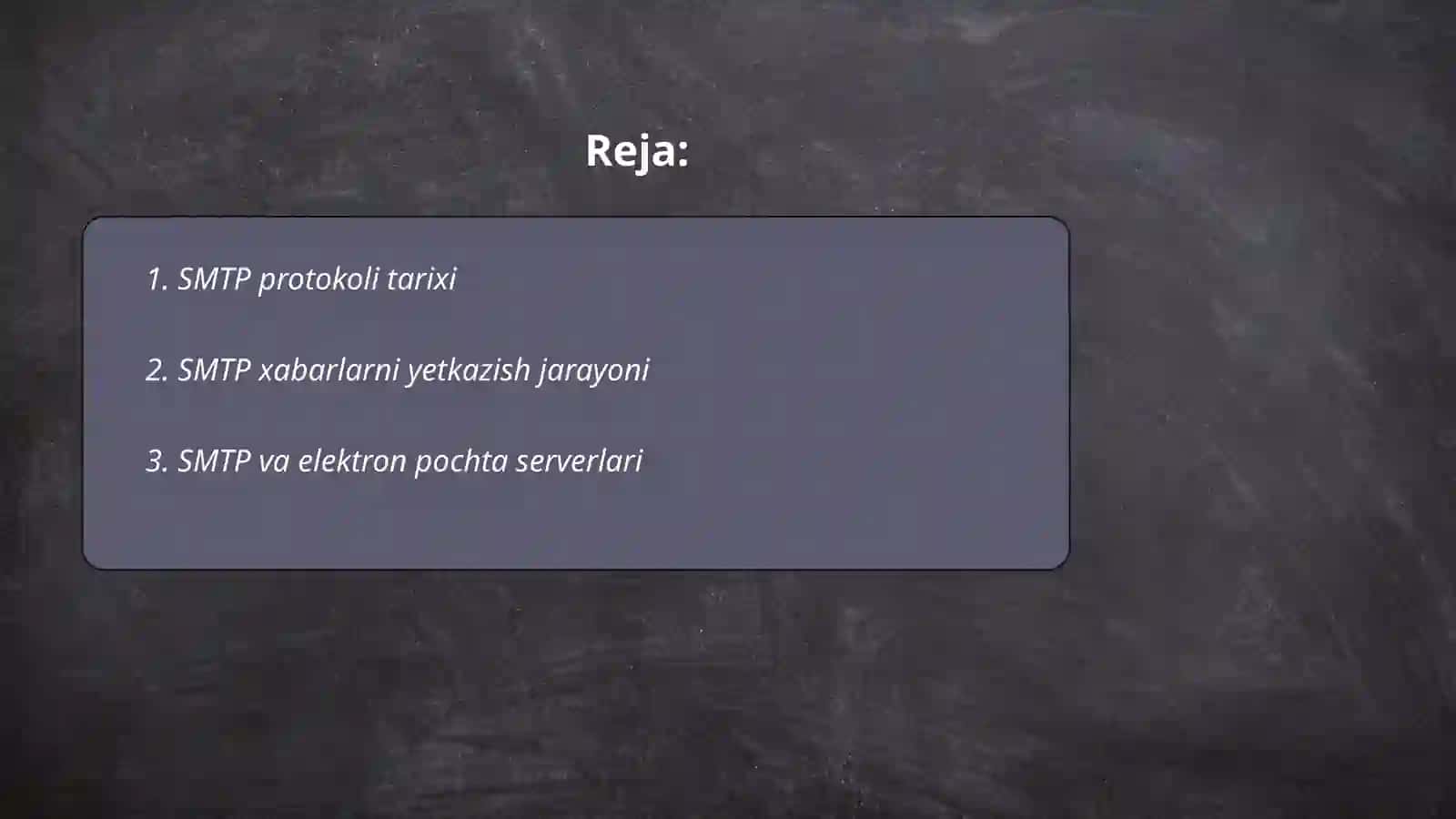 SMTP protokoli 2