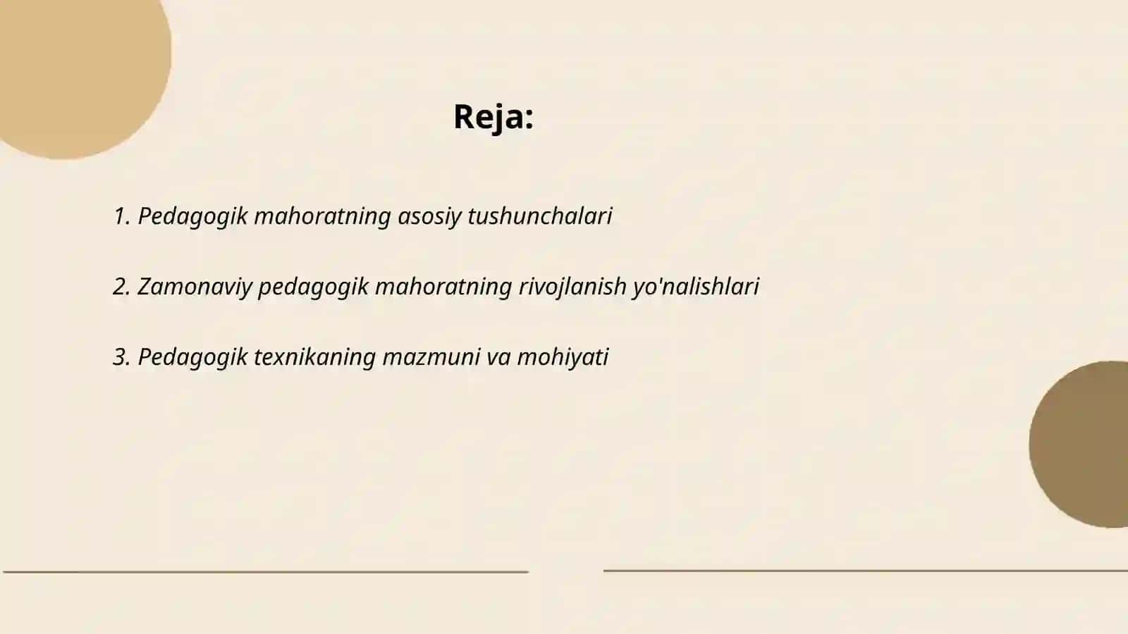 Pedagogik mahorat va texnika 2