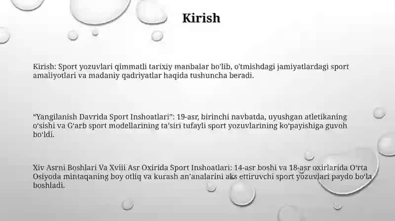 Yangilanish Davrida Sport Inshoati Xiv Asrni Boshlari Va Xviii Asr Oxirida Sport Inshoatlari 2