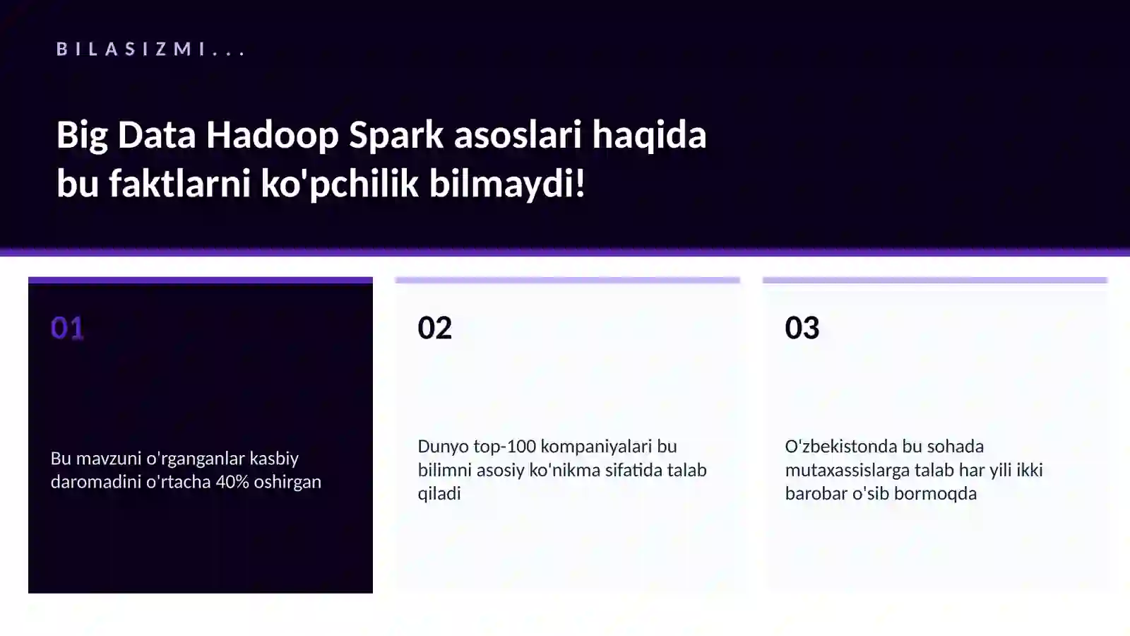Big Data Hadoop Spark asoslari 2