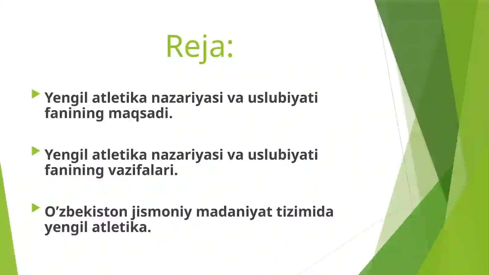 YENGIL ATLETIKA NAZARIYASI VA USLUBIYATI 2