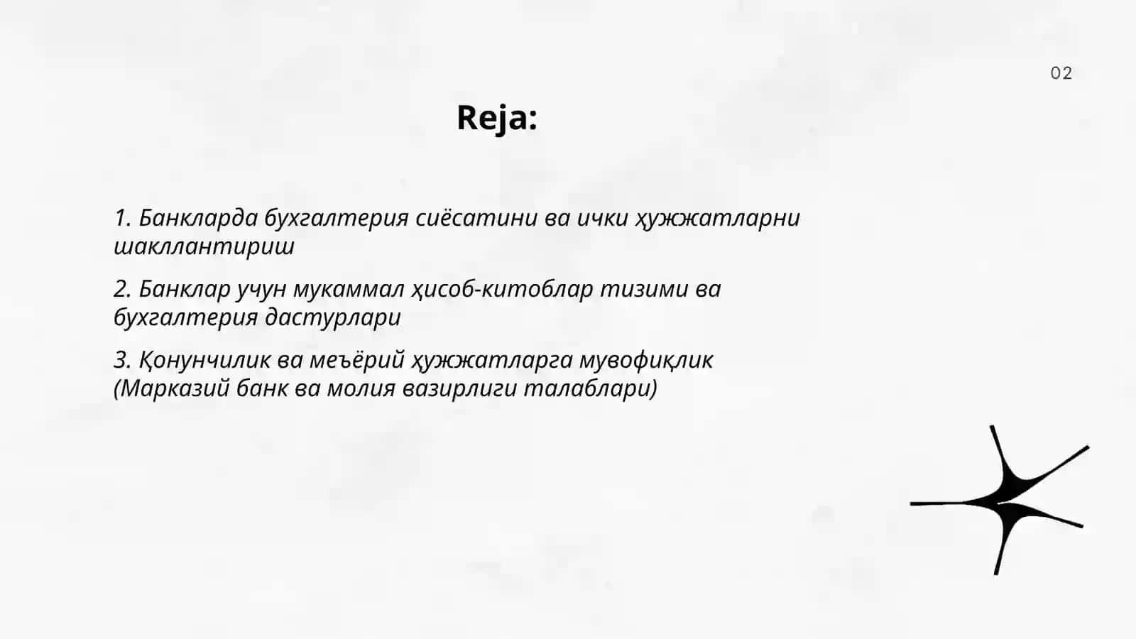 Банкларда бухгалтерия хисобини ташкил килиниши 2