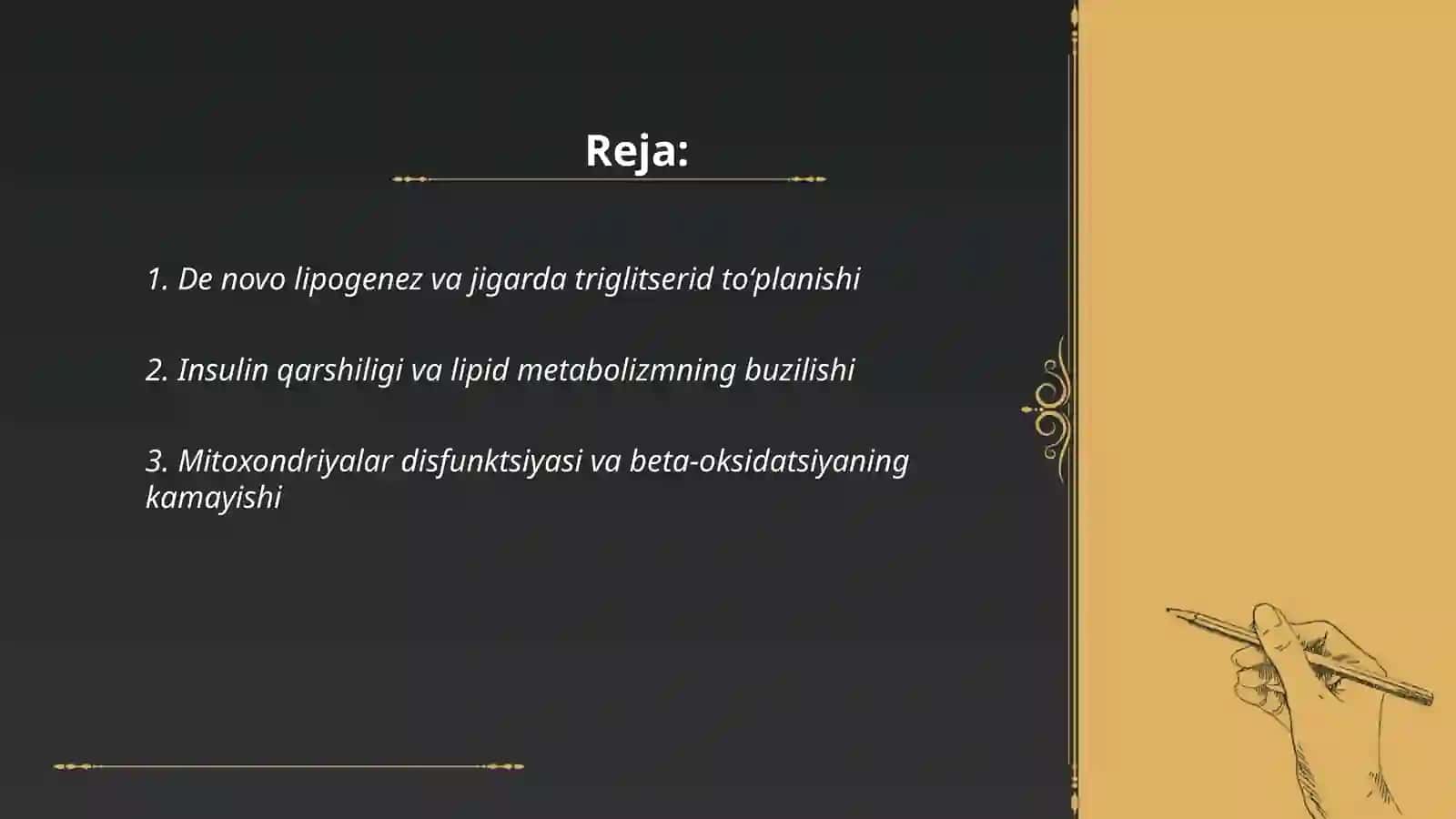 Jigar komasi rivojlanishining biokimyoviy mexanizimlari 2
