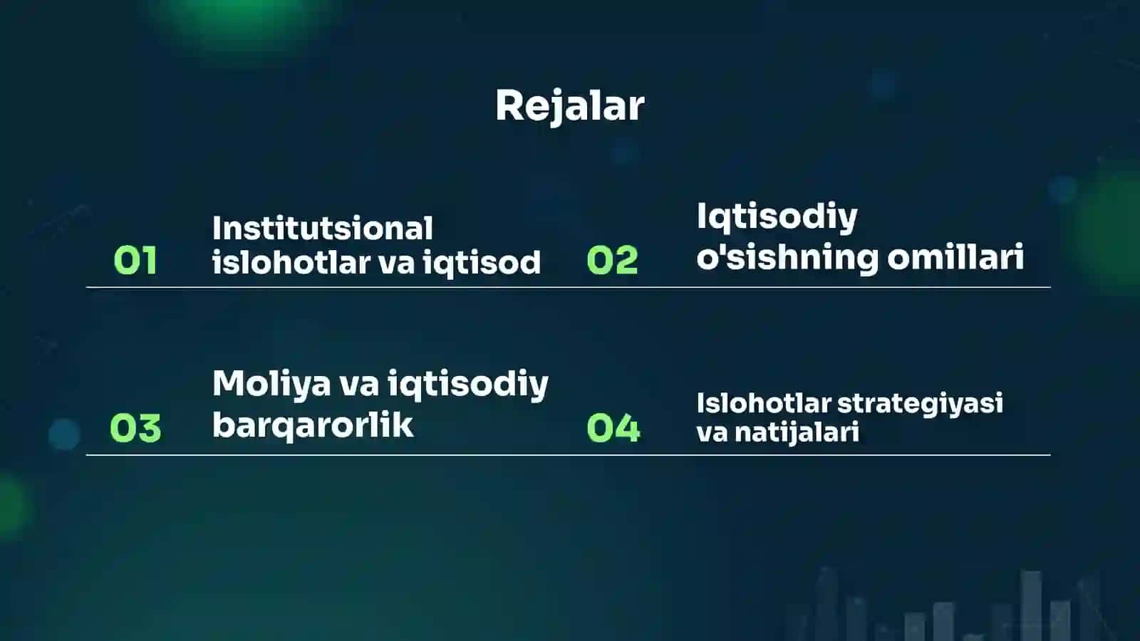 Institutsional islohotlarning iqtisodiy o‘sishga ta’siri: rivojlanayotgan mamlakatlar misolida tahlil 2