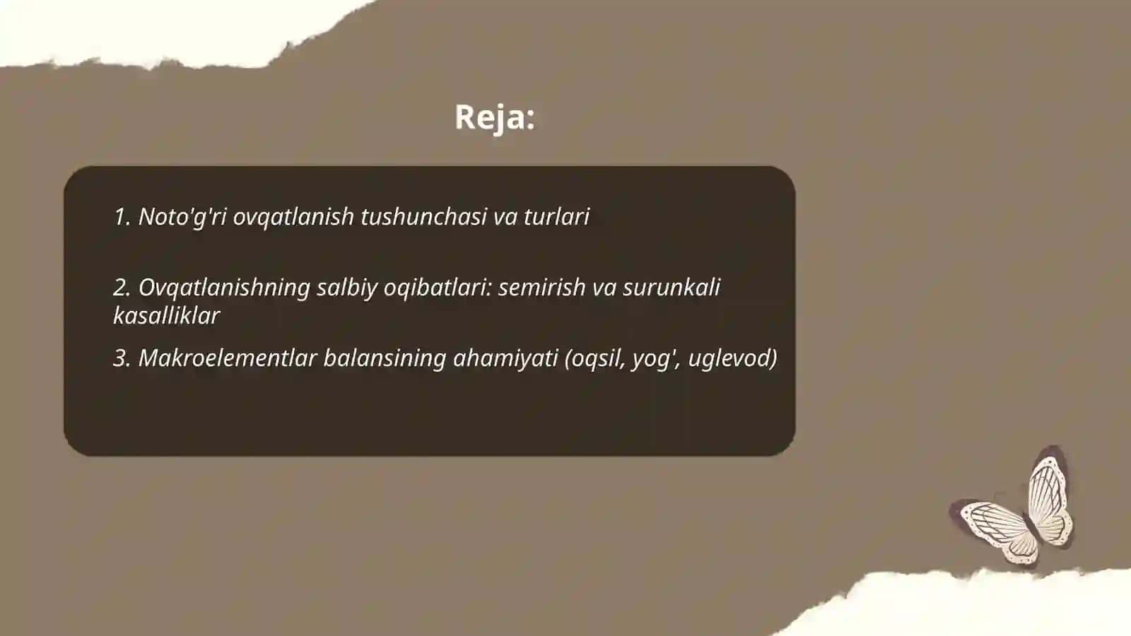 Noto'g'ri ovqatlanish.Oqilona va to'g'ri ovqatlanish 2