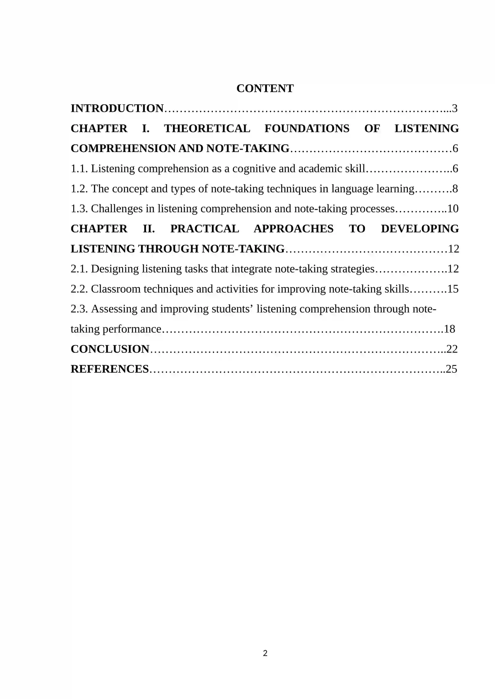Improving listening comprehension through note-taking techniques 2