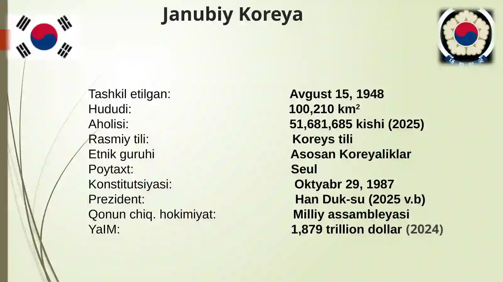 Janubiy Koreya 2