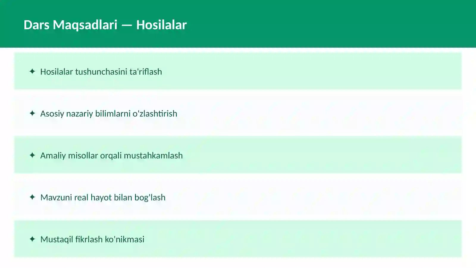 Matematika Limitlar 2