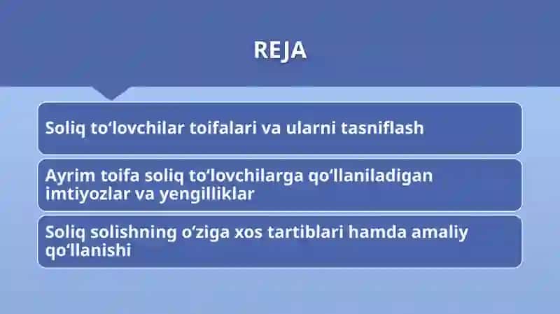 Soliqto‘lovchilarning aydovsiz to‘ifalariga soliq solishning o‘ziga xos xususiyatlari 2