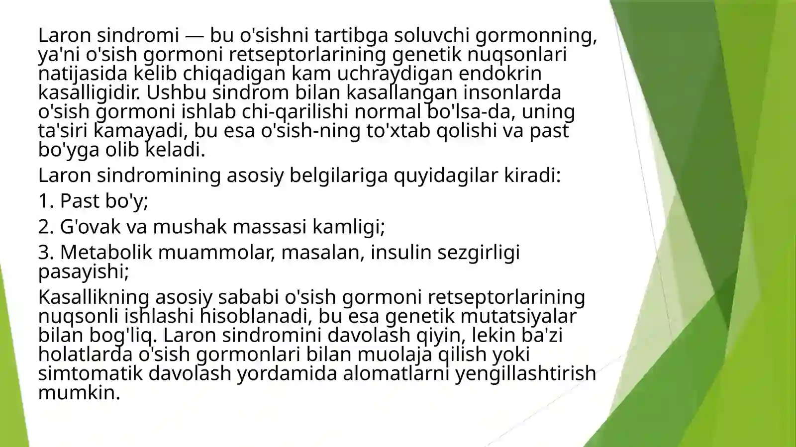 Laron sindromi 2