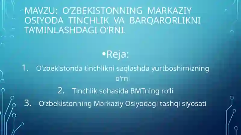 Oʻzbekistonning eng yangi tarixi 2
