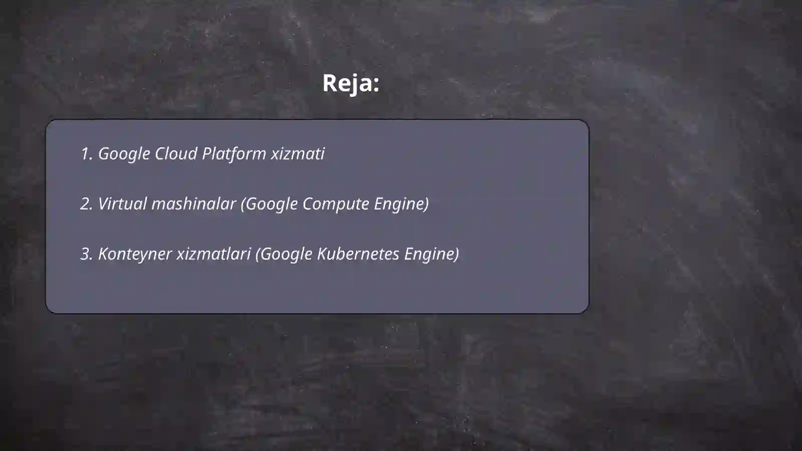Google Cloud Platform (GCP) 2