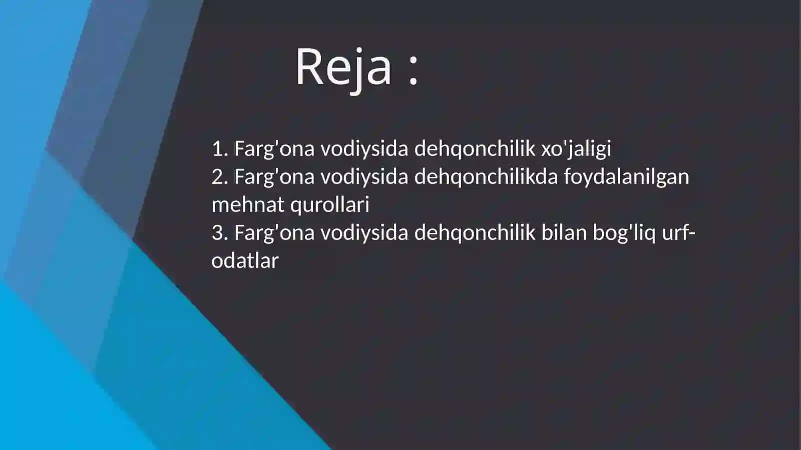 Farg'ona vodiysida dehqonchilik madaniyati 2