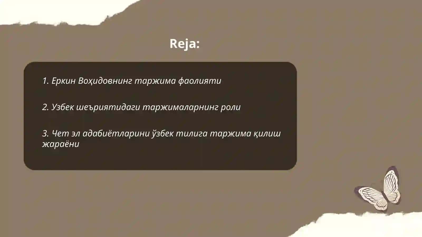 Erkin Vohidov - tarjimon 2