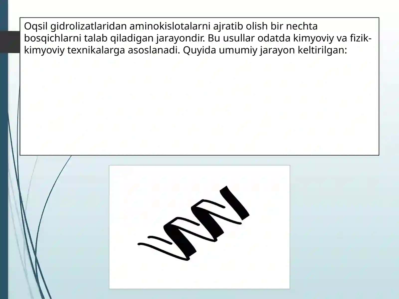 Oqsilgidrolizatlardan aminokislotalar ajratib olish 2