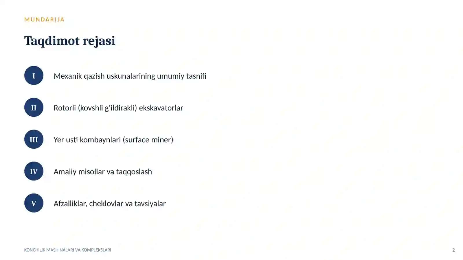 KONCHILIK MASHINALARI VA KOMPLEKSLARI 2