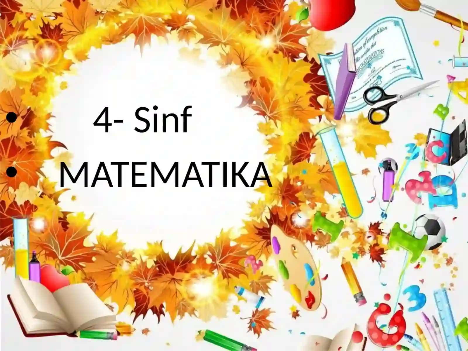 Mavzu:Birlar, minglar millionlar sinfi 2