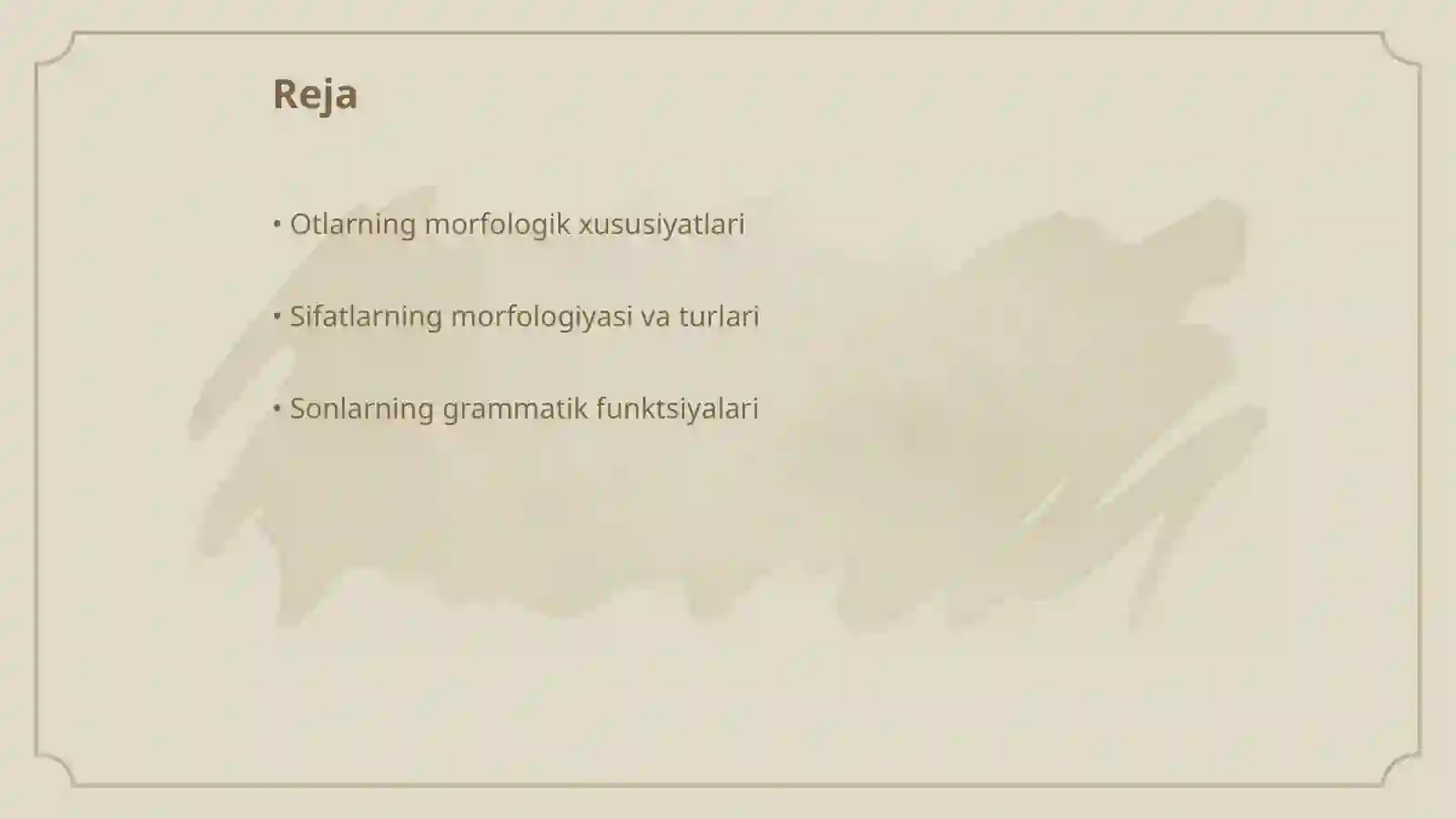 Eski Oʻzbek tili morfologiyasi 2