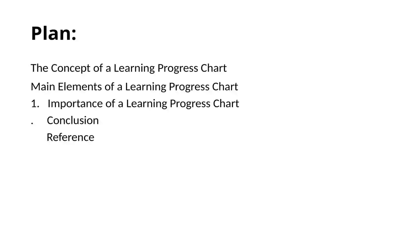 Designing A Learning Progress Chart 2
