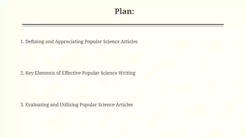 Popular scientific articles 2