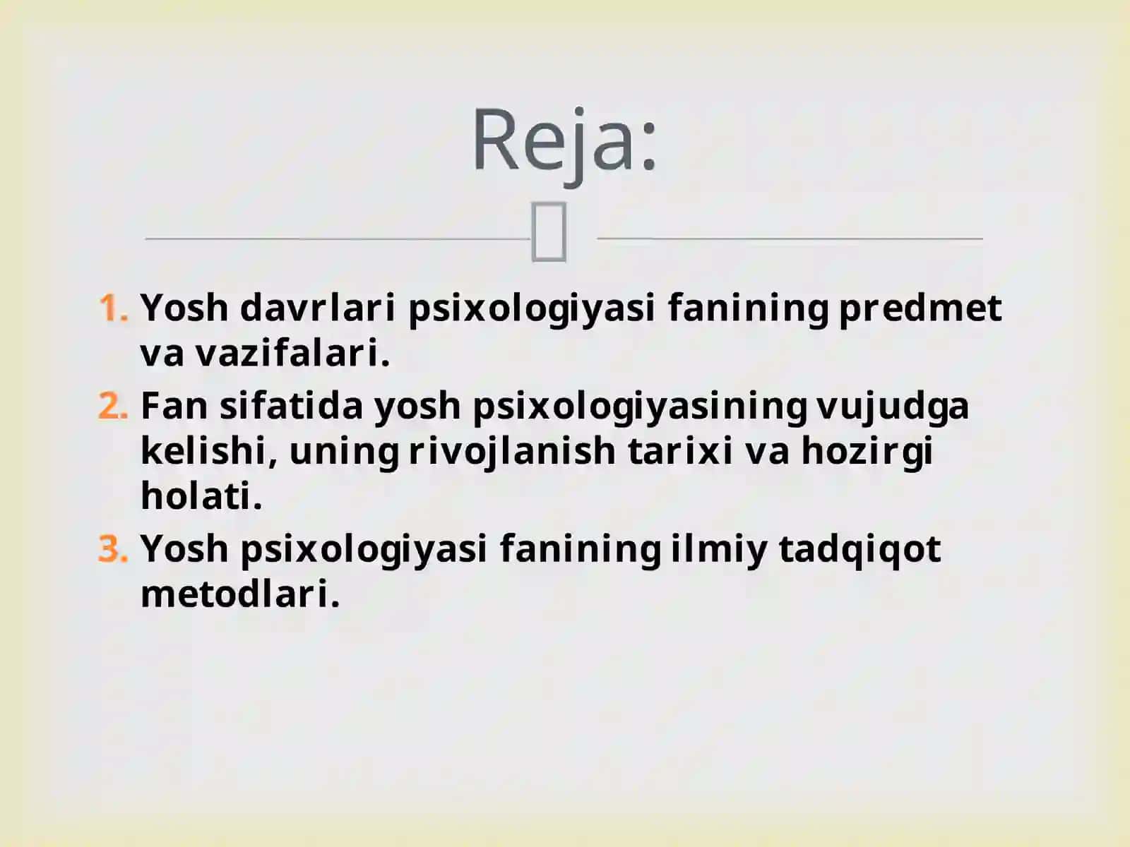 Yosh davrlari psixologiyasi, turli yosh davrlarida o’zlashtirish xususiyati 2