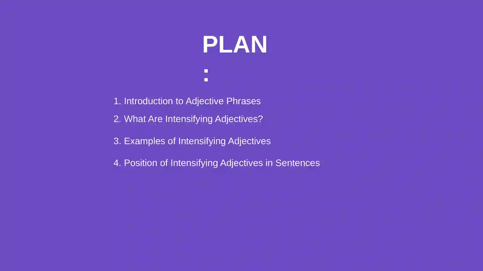 Adjective phrases 2