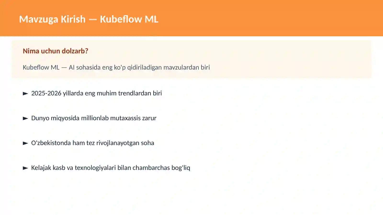 Kubeflow ML 2