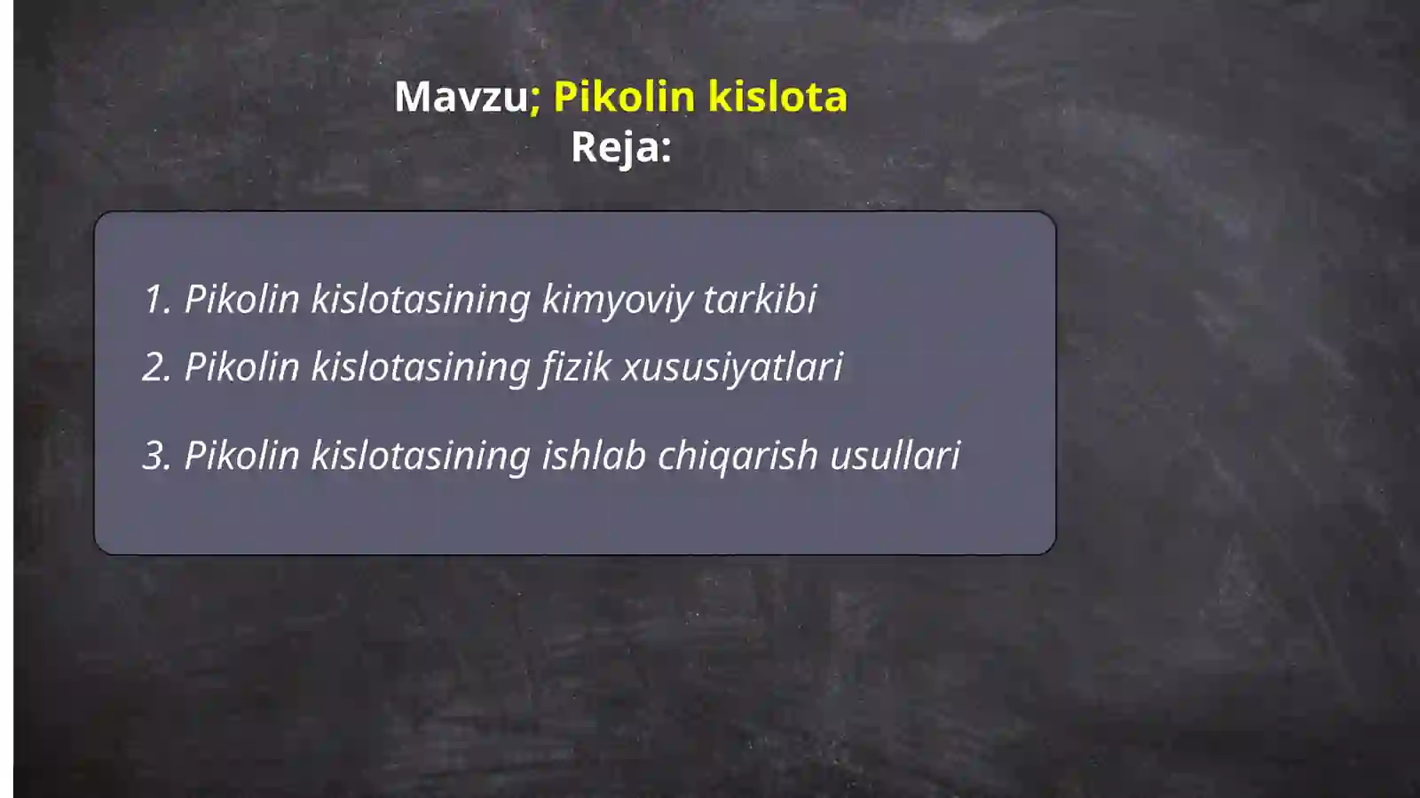 Pikolin kislota 2