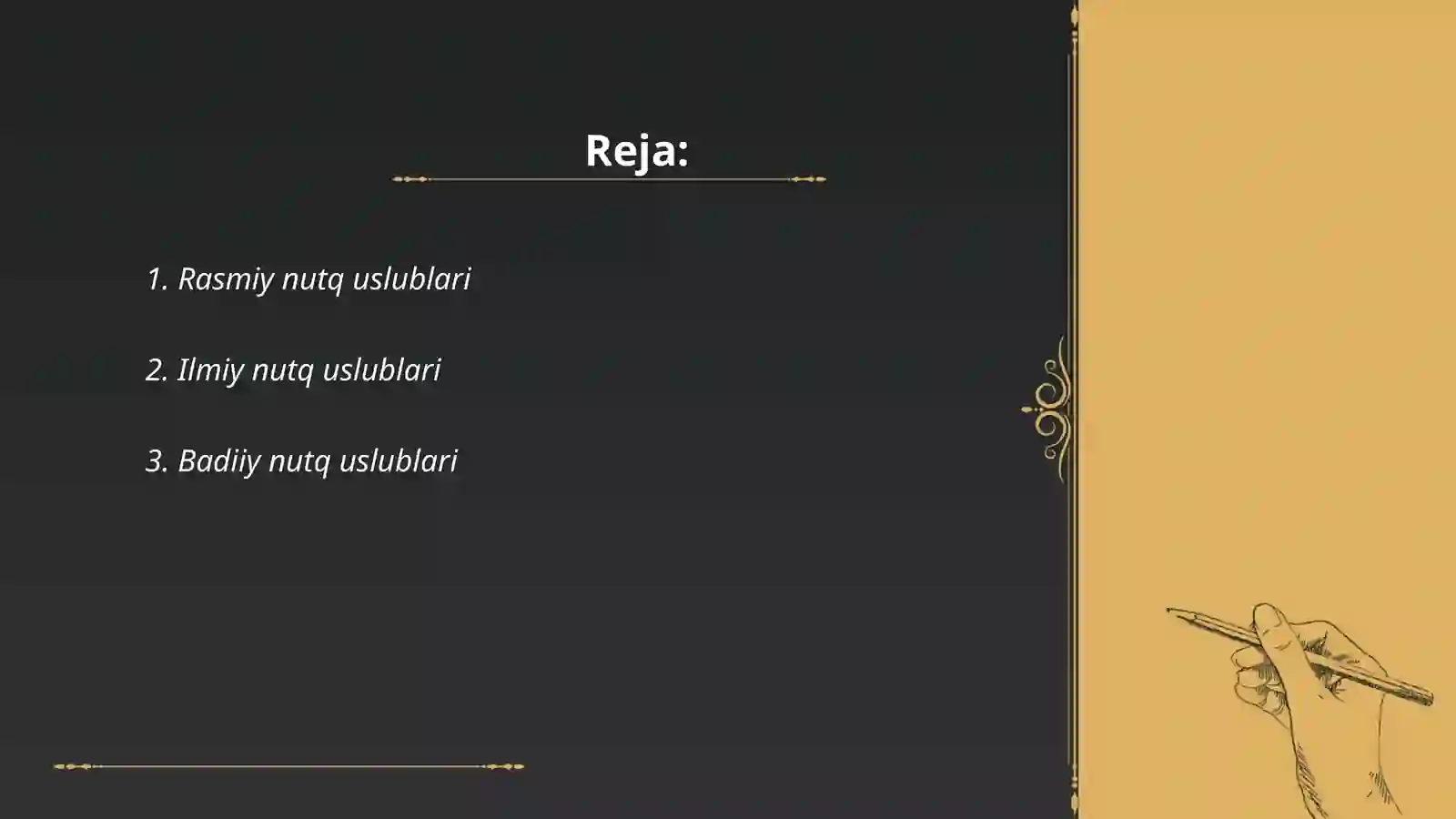 Nutq uslublari 2