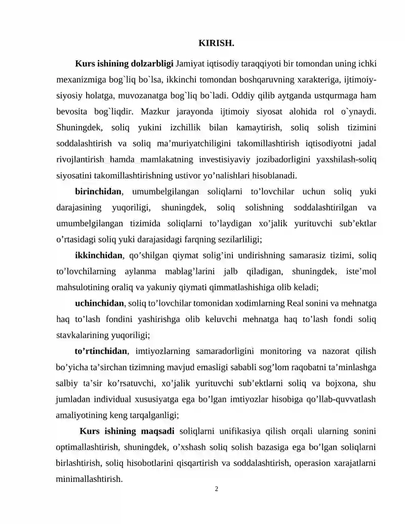 ZAMONAVIY SOLIQ SIYOSATI VA UNING DASTAK VOSITALARI 2