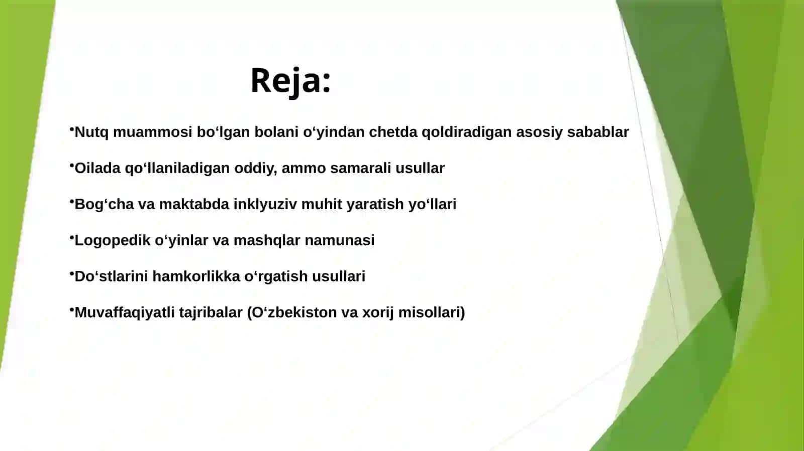 Nutq muammosi bo‘lgan bolani o‘yindanchetda qoldirmaslik yo‘llari 2
