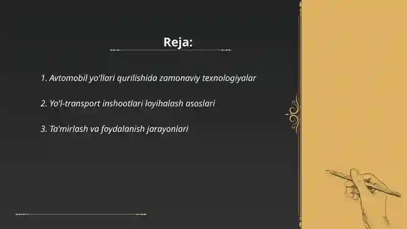 Avtomobil yo’llari qurilishi borasidagi taniqli olimlar va quruvchilar 2