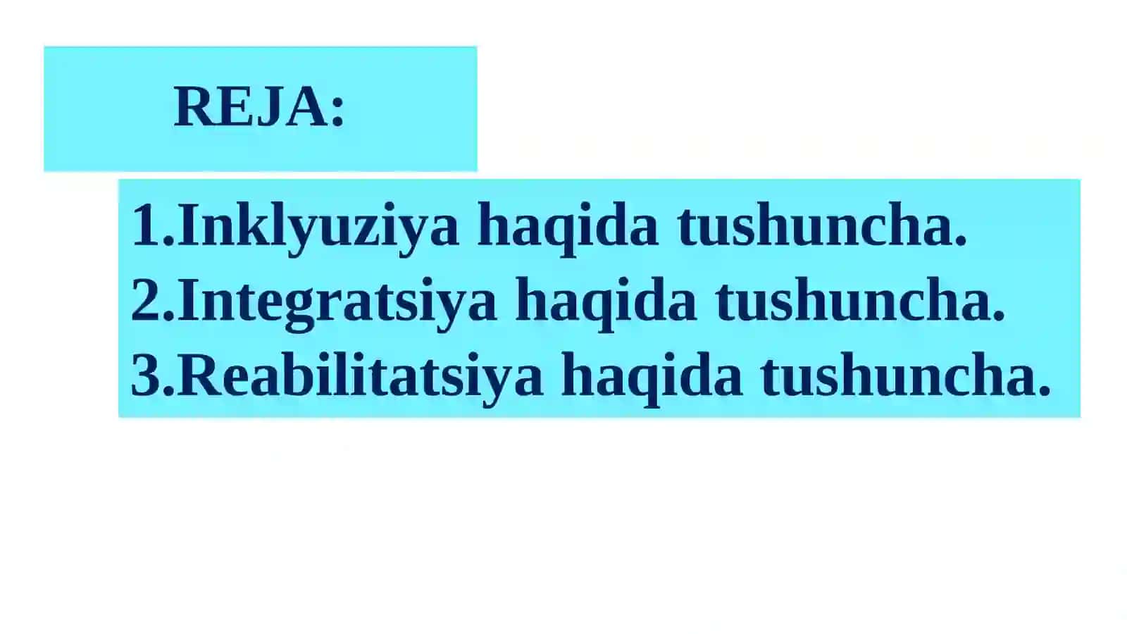 4-mavzu:Inklyuziv vaintegratsion ta’limningqiyosiytahlili 2