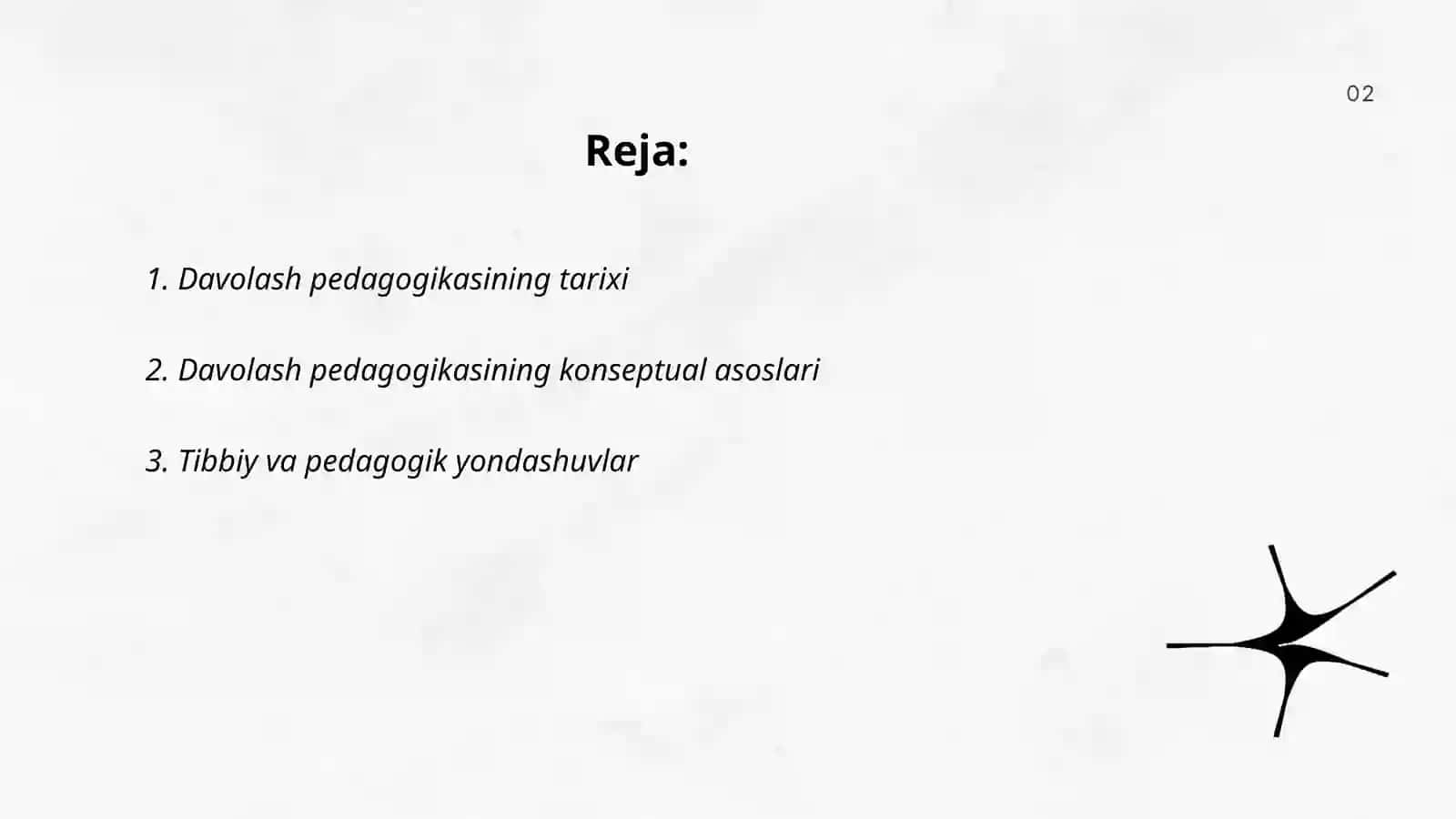 Davolash pedogogikasining ilmiy asoslari 2